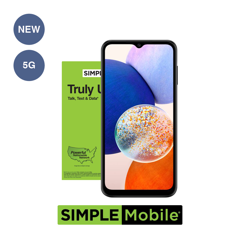 DEV Samsung Galaxy A14 - Simple Mobile Branded Handset