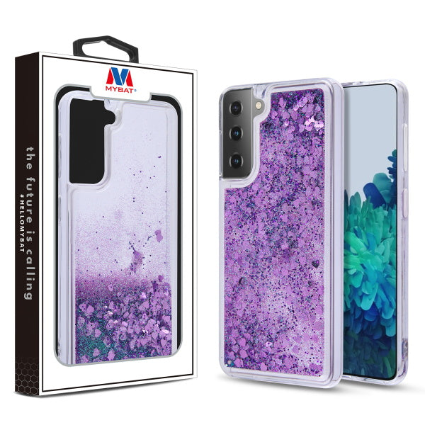 ACC MyBat Quicksand Glitter Hybrid Protector Cover for Samsung Galaxy S21