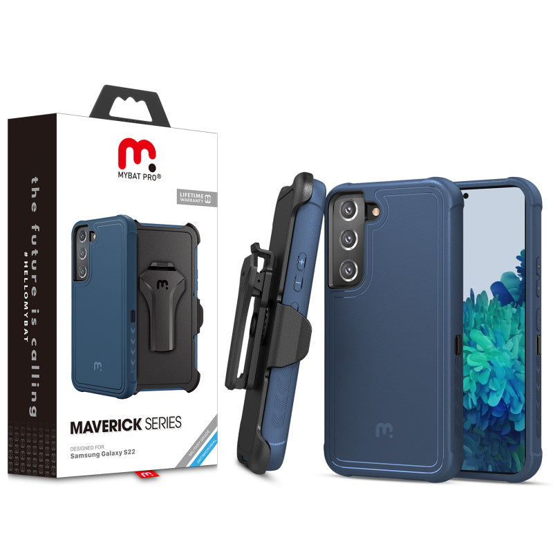 ACC MyBat Pro Antimicrobial Maverick Series Case with Holster for Samsung Galaxy S22