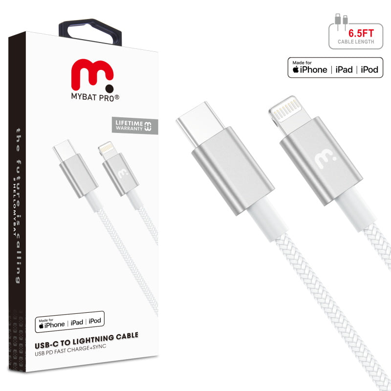 ACC MyBat Pro MFi USB-C to Lightning Cable 6.5 FT