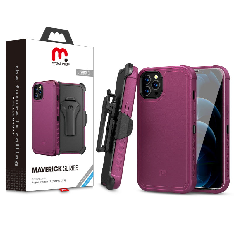 ACC MyBat Pro Maverick Series Case for Apple iPhone 12 / iPhone 12 Pro - Includes Screen Protector