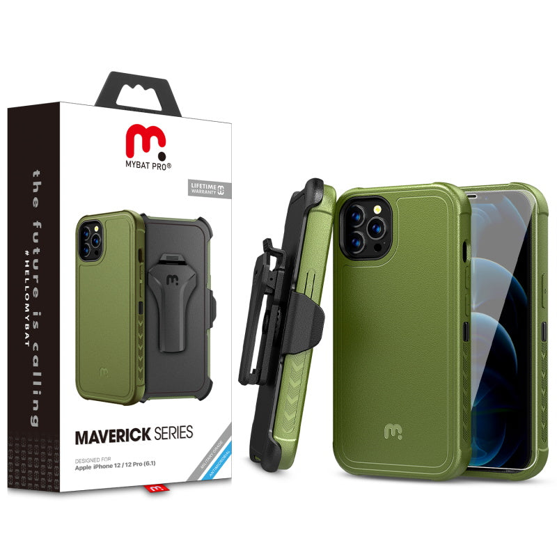 ACC MyBat Pro Maverick Series Case for Apple iPhone 12 / iPhone 12 Pro - Includes Screen Protector