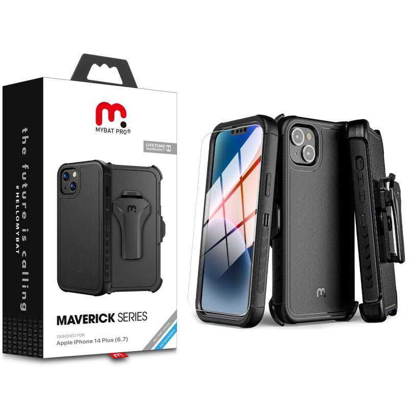 ACC MyBat Pro Maverick Series Case for Apple iPhone 14 Plus - Includes Screen Protector