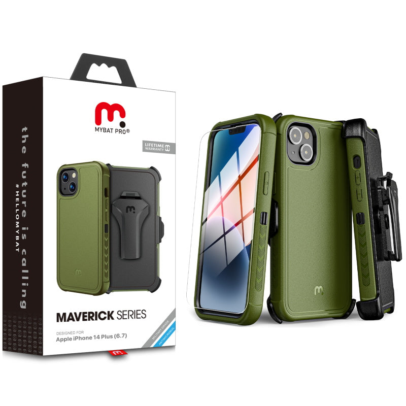 ACC MyBat Pro Maverick Series Case for Apple iPhone 14 Plus - Includes Screen Protector