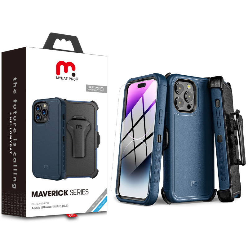 ACC MyBat Pro Maverick Series Case for Apple iPhone 14 Pro - Includes Screen Protector